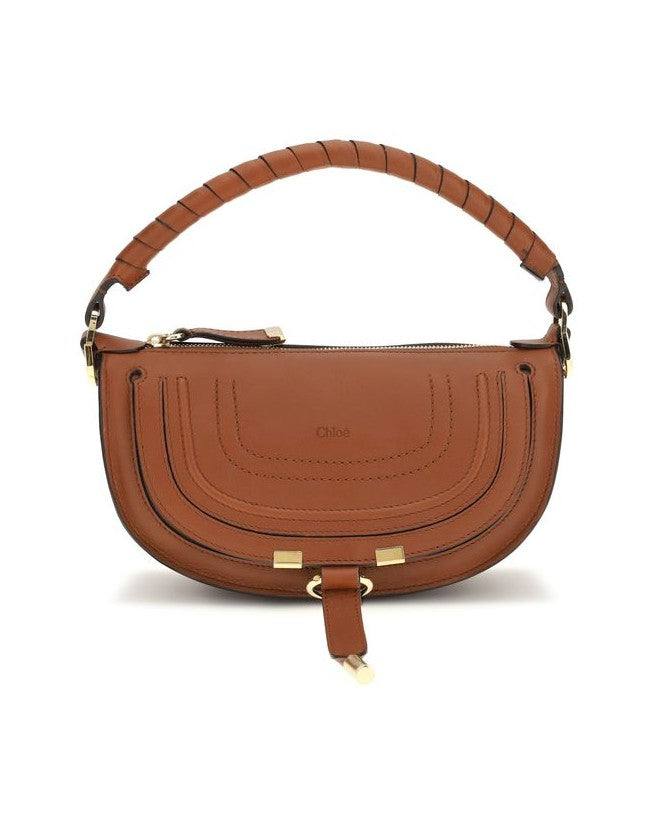 Chloé Brown Calf Leather Bos Taurus Shoulder Bag Glam Steals