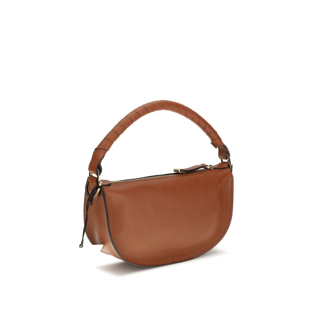Chloé Brown Calf Leather Bos Taurus Shoulder Bag Glam Steals