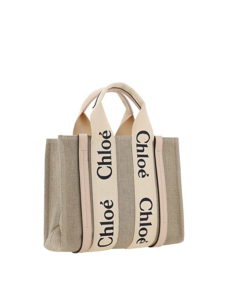 Chloé Brown Canvas Handbag Glam Steals