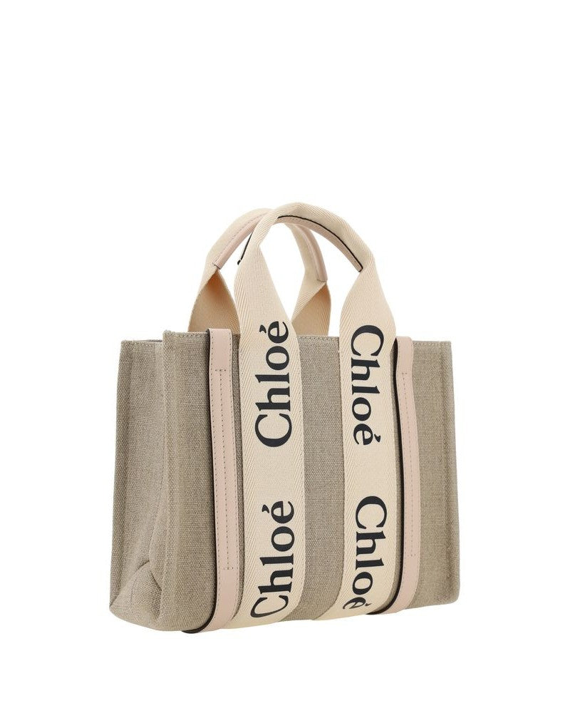 Chloé Brown Canvas Handbag Glam Steals
