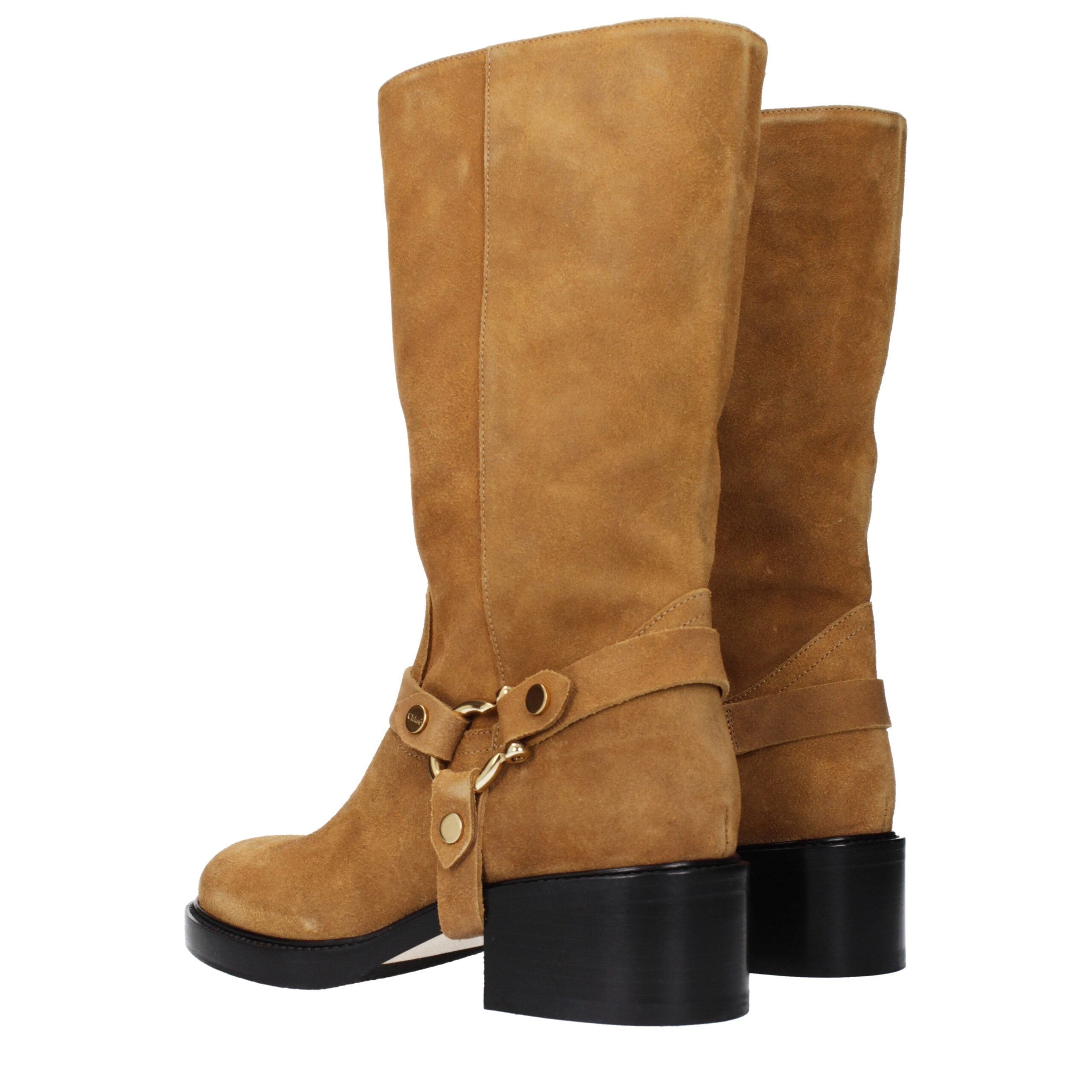 Chloé Brown Leather Ankle Boots Glam Steals
