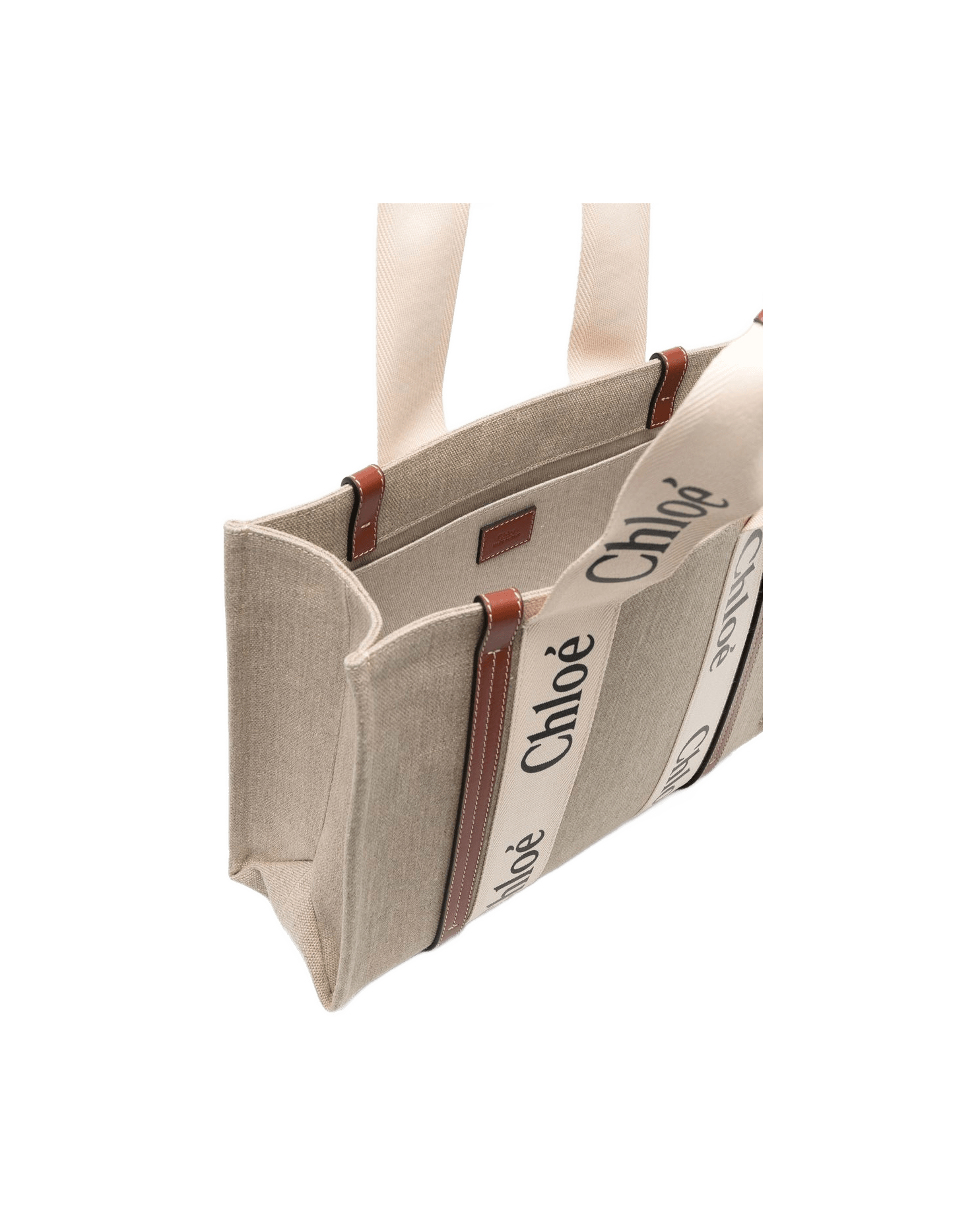 Chloé Canvas Woody Medium Tote Bag Glam Steals