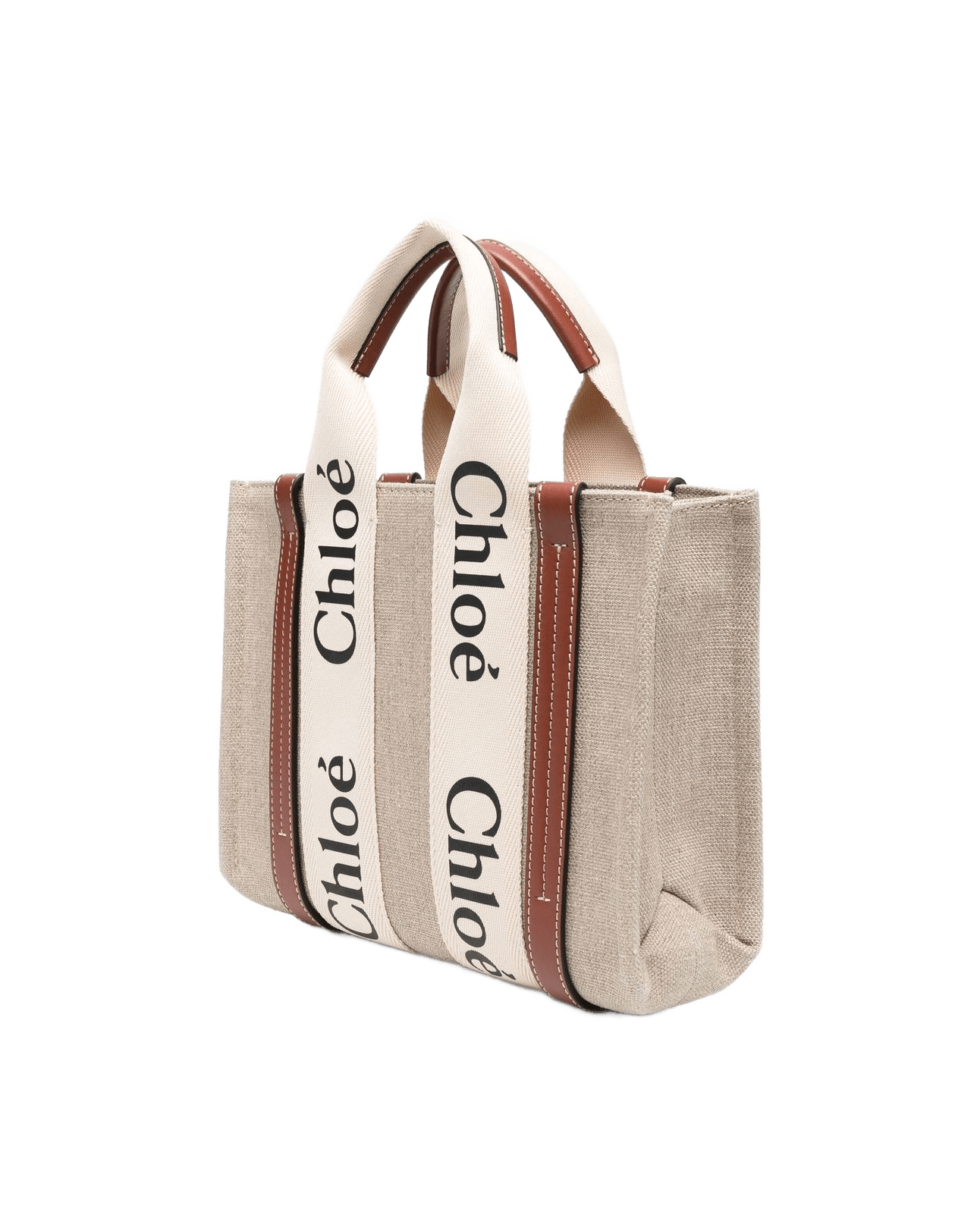 Chloé Canvas Woody Small Tote Bag Glam Steals