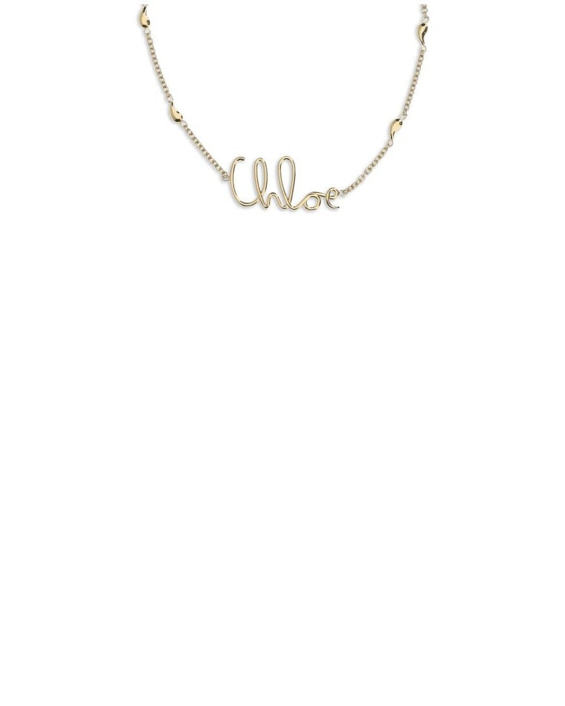 Chloé Gold Brass Necklace Glam Steals