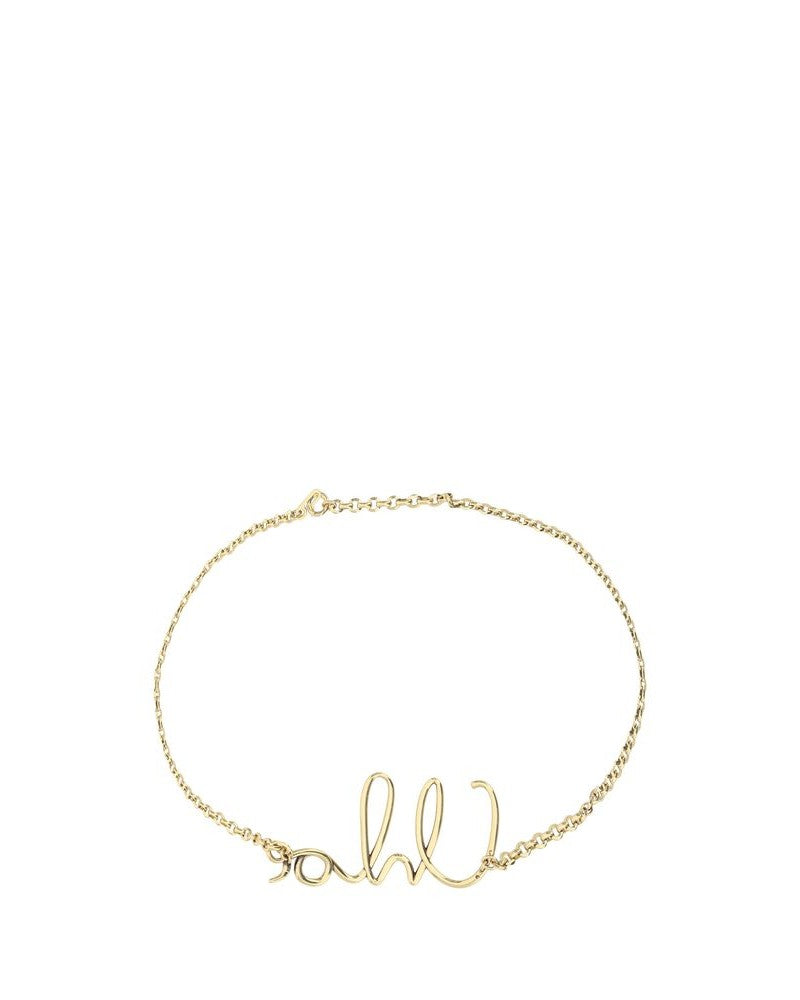 Chloé Gold Brass Thin Belt Belts