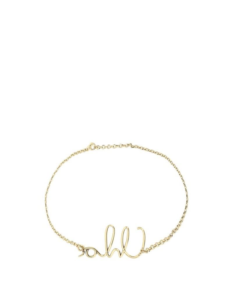 Chloé Gold Brass Thin Belt Belts