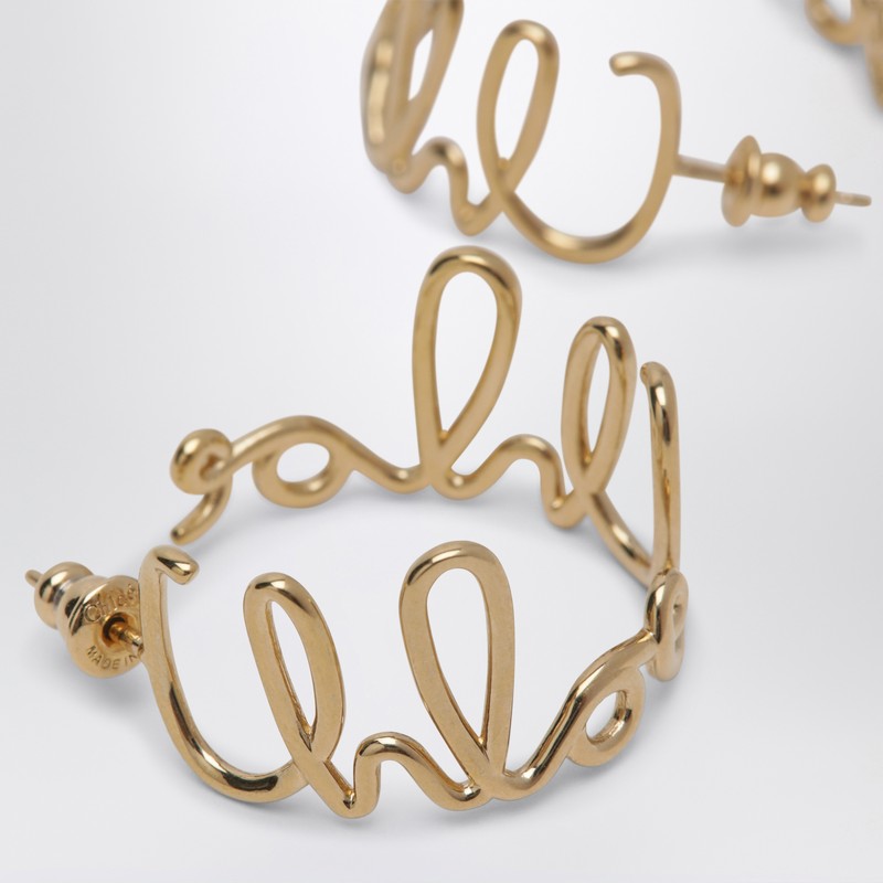 Chloé Gold Iconic Earrings Glam Steals