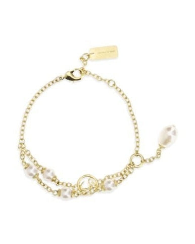 Chloé Gold Metal Bracelet Glam Steals