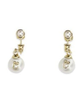 Chloé Gold Metal Earrings Glam Steals