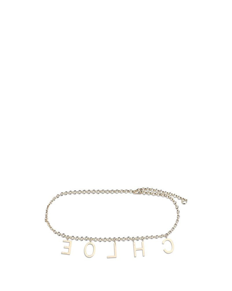Chloé Gold Metal High Waist Belt Glam Steals
