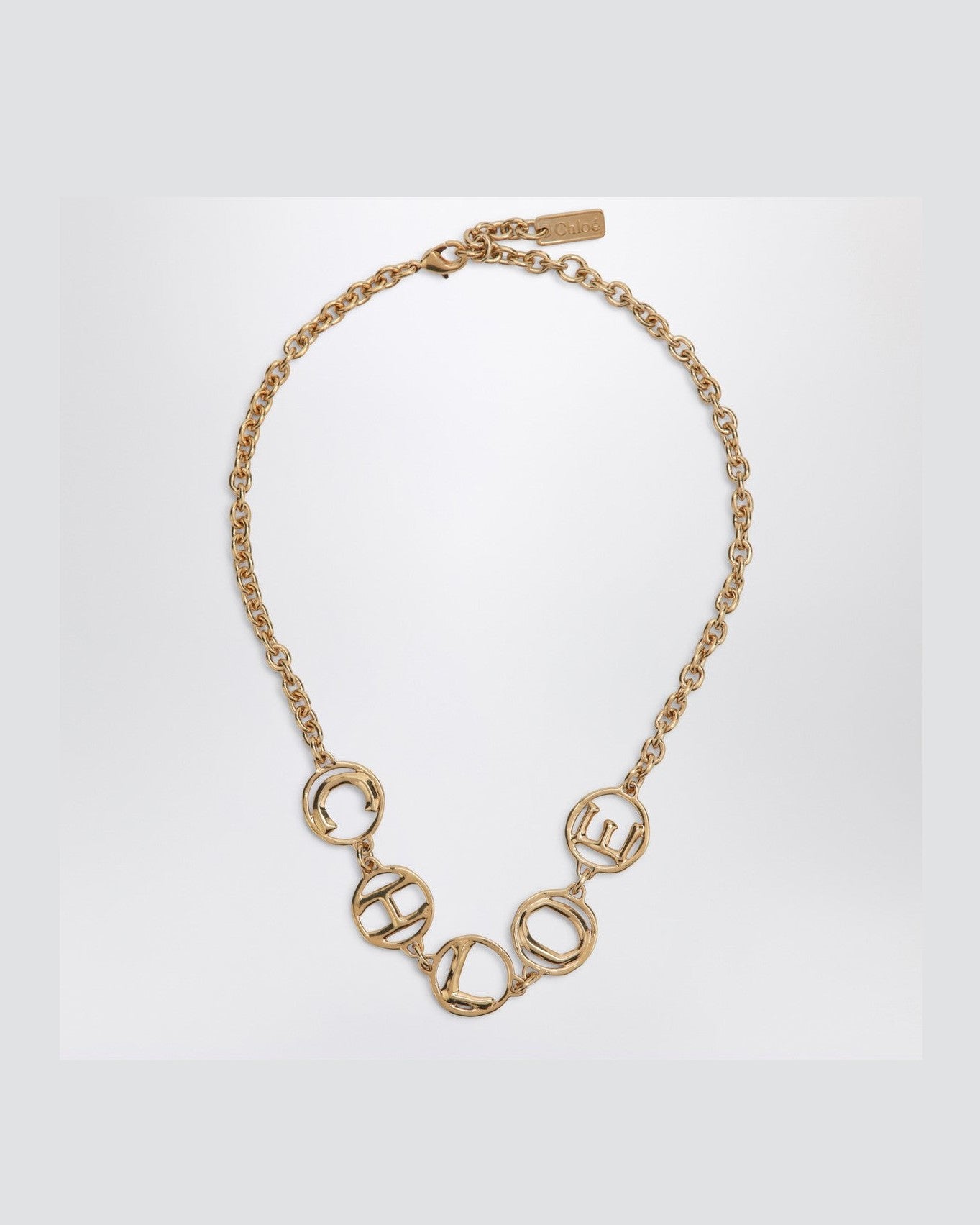 Chloé Gold Script Vintage Choker Glam Steals