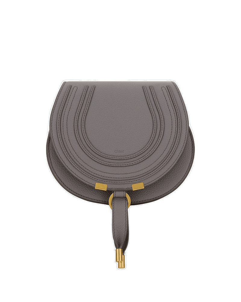Chloé Gray Calf Leather Bos Taurus Shoulder Bag Glam Steals