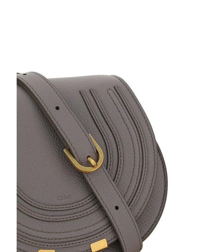 Chloé Gray Calf Leather Bos Taurus Shoulder Bag Glam Steals