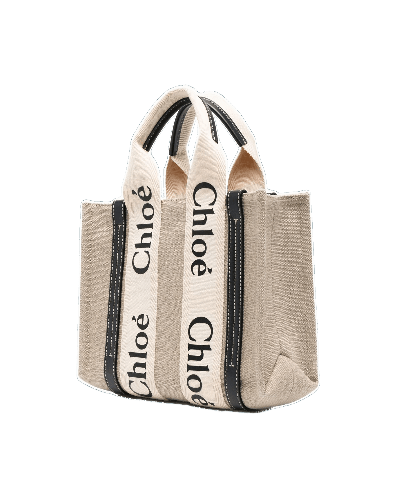 Chloé Linen Woody Mini Tote Bag Glam Steals