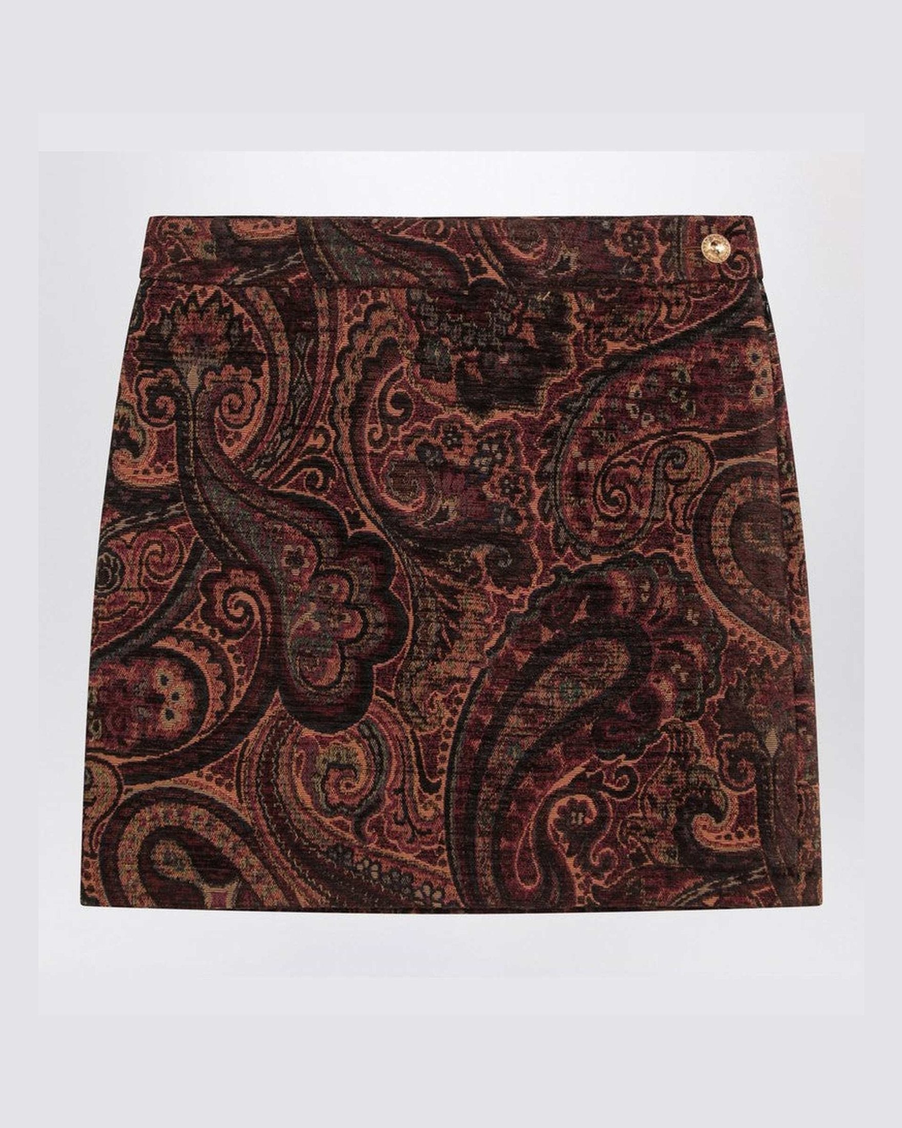 Chloé Mini Skirt with Jacquard Pattern Glam Steals