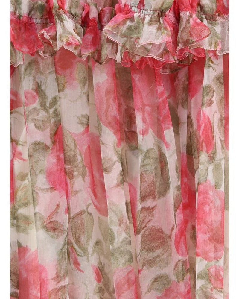 Chloé Multicolor Silk Casual Dress