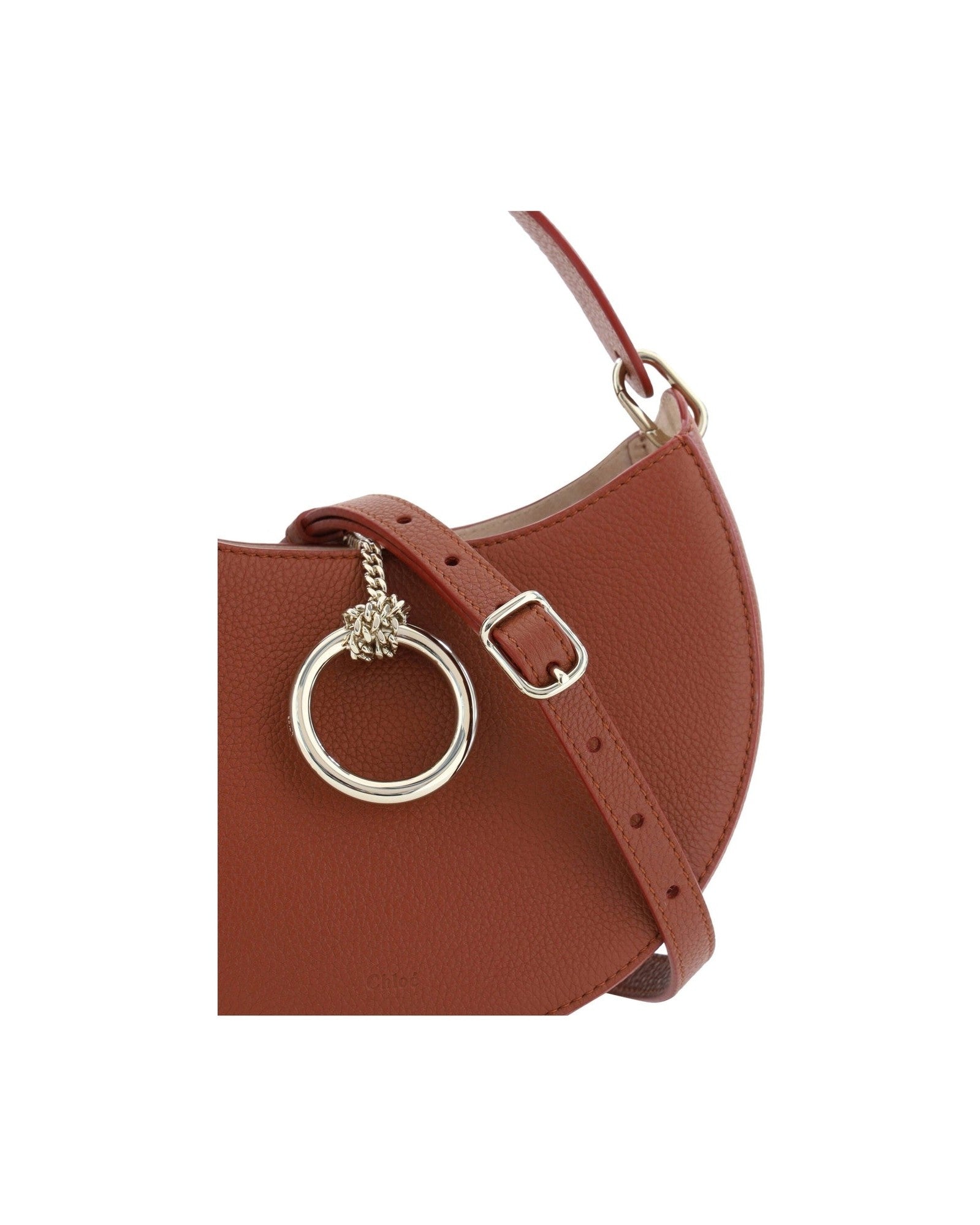 Chloé Sepia Small Arlène Leather Shoulder Brown Bag Glam Steals