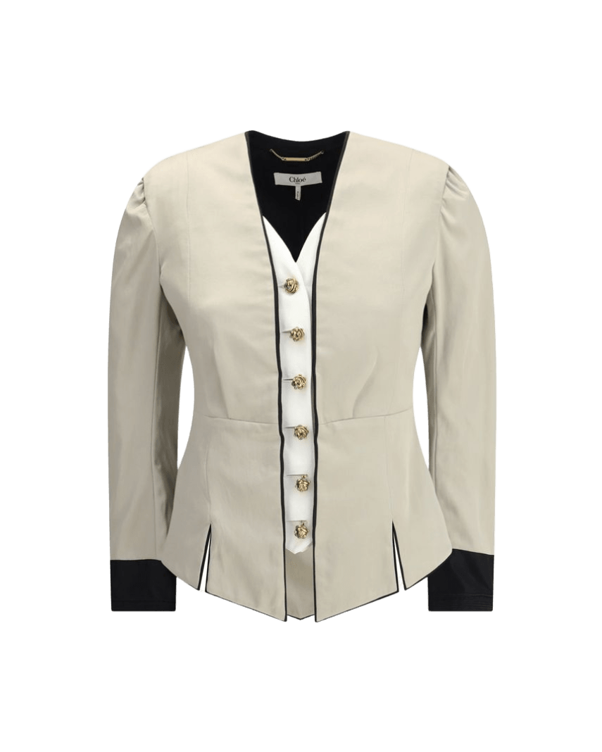 Chloé Silk Tailored Jacket Glam Steals