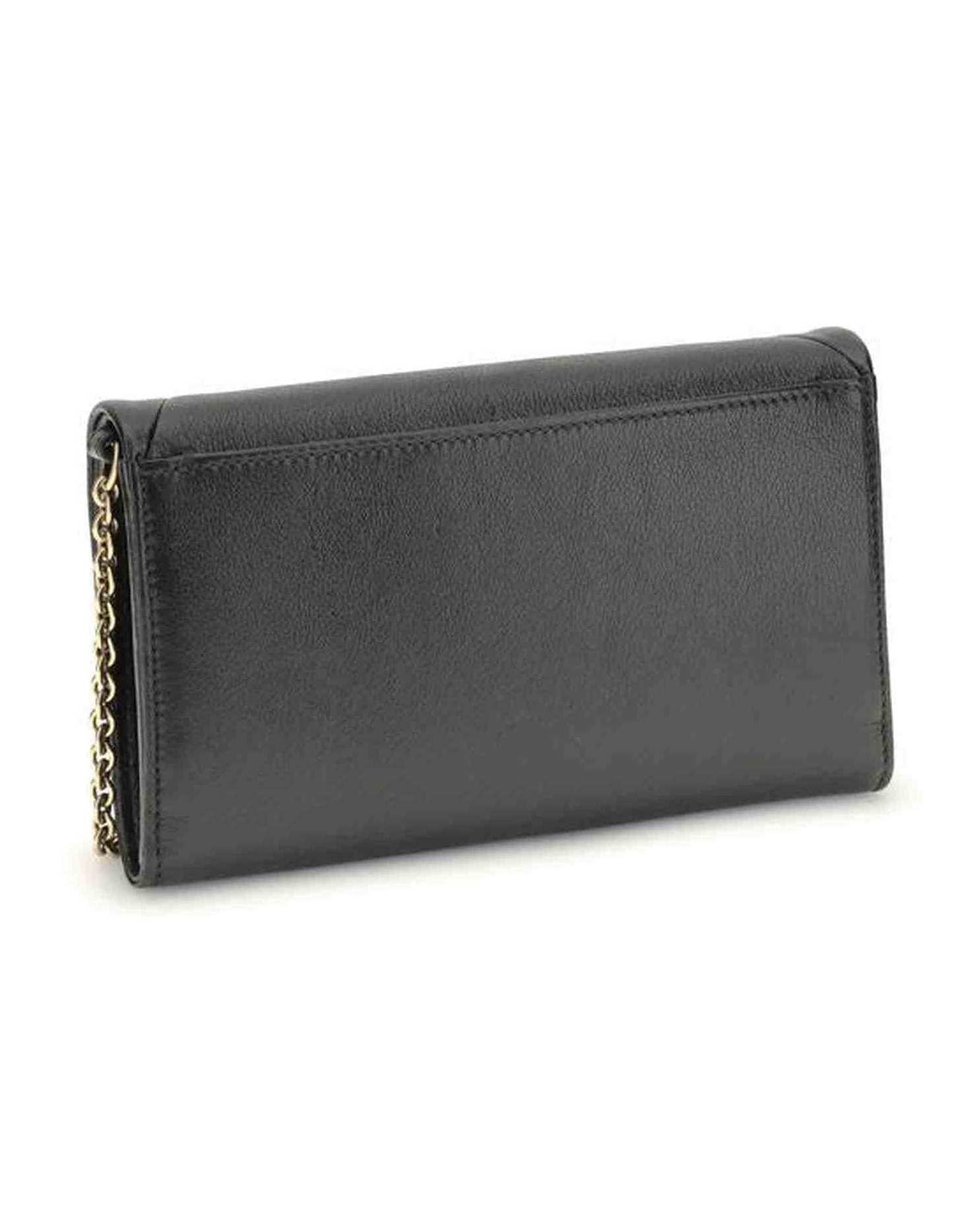 Chloé Spin Wallet with Flap and Chain Glam Steals