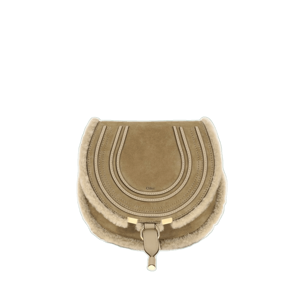 Chloé Suede Small Saddle Marcie Shoulder Bag Glam Steals