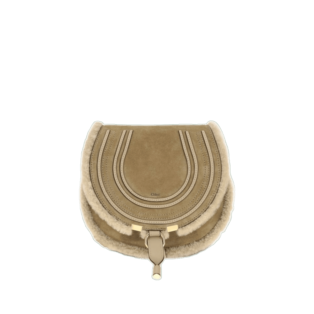 Chloé Suede Small Saddle Marcie Shoulder Bag Glam Steals