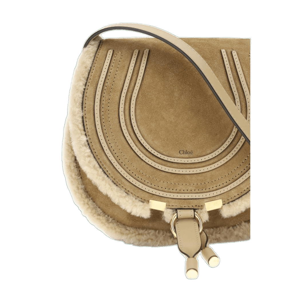 Chloé Suede Small Saddle Marcie Shoulder Bag Glam Steals
