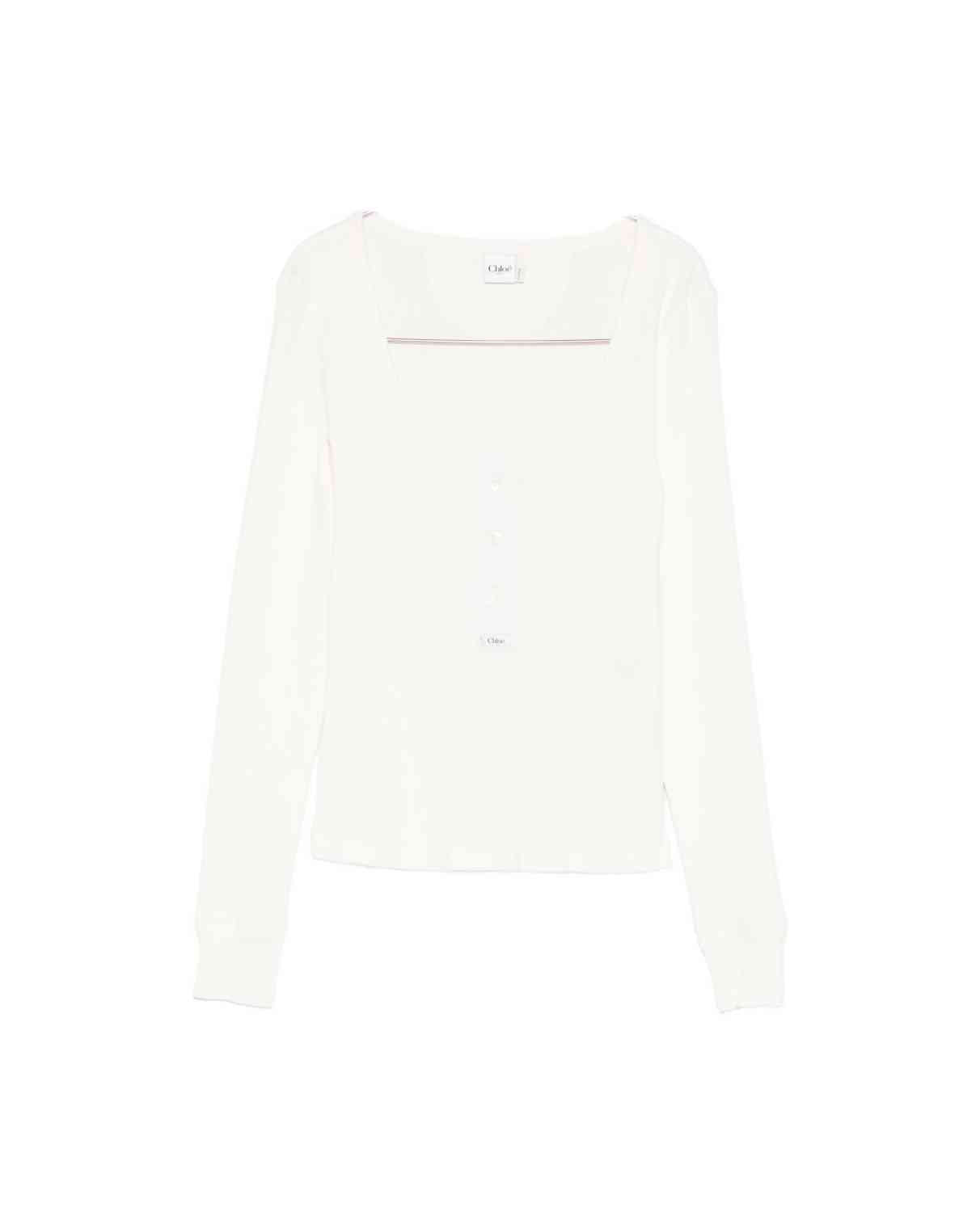 Chloé White Sweater Glam Steals