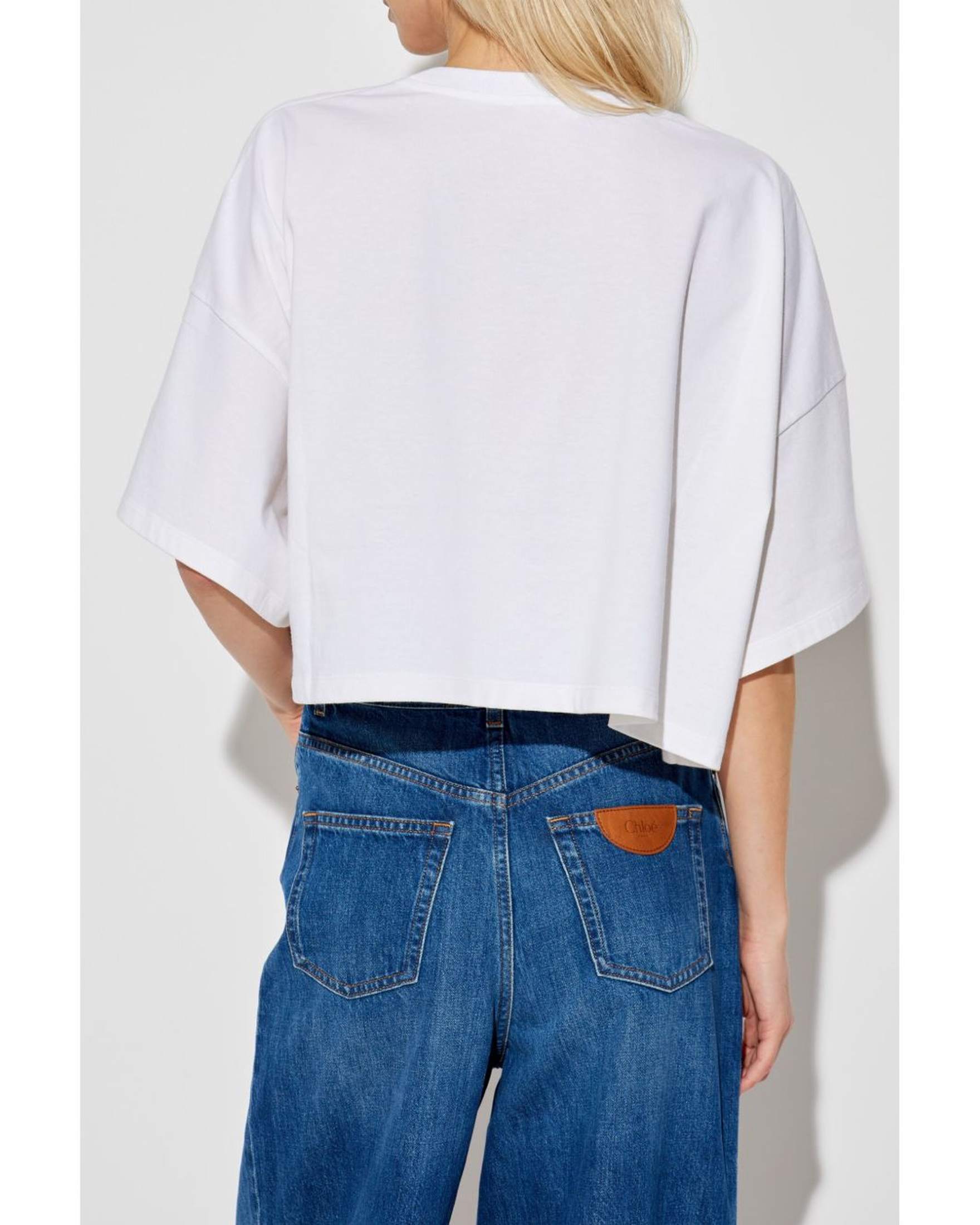 Chloé White T-shirt Glam Steals