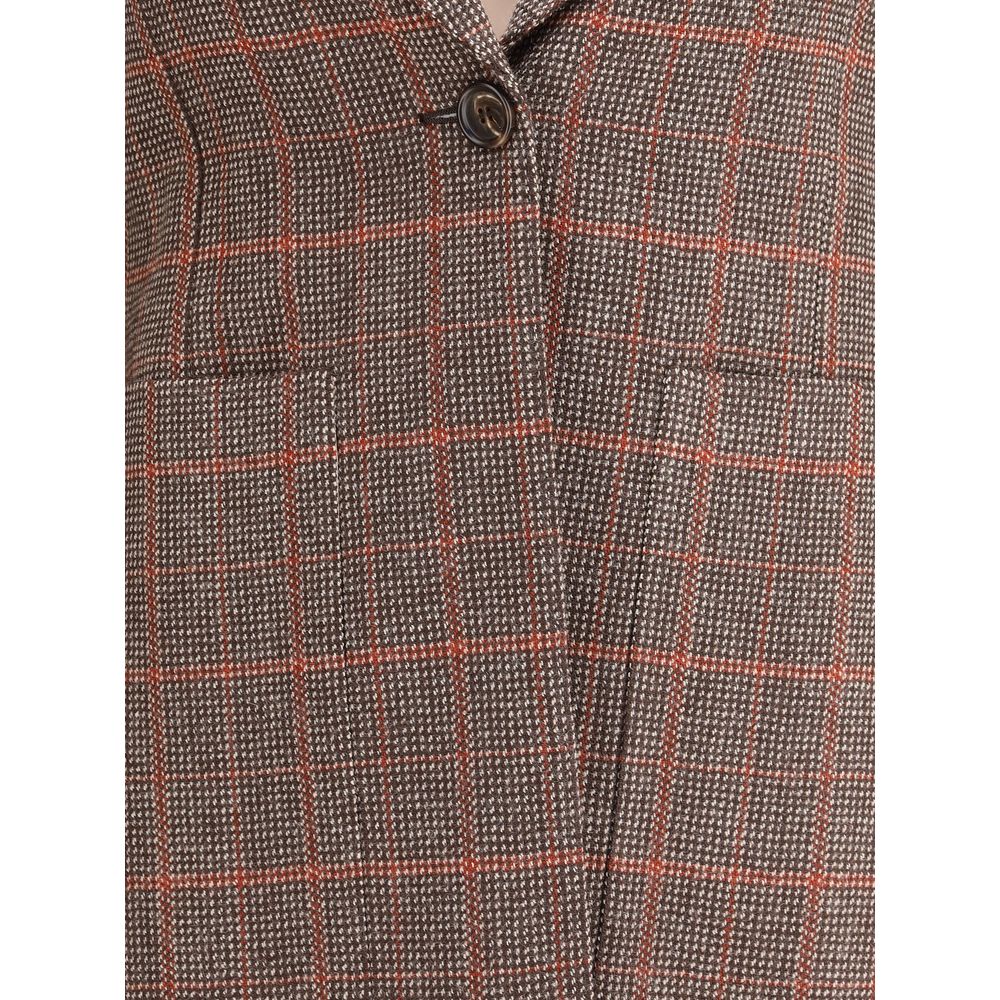 Chloé Wool Plaid Blazer Glam Steals