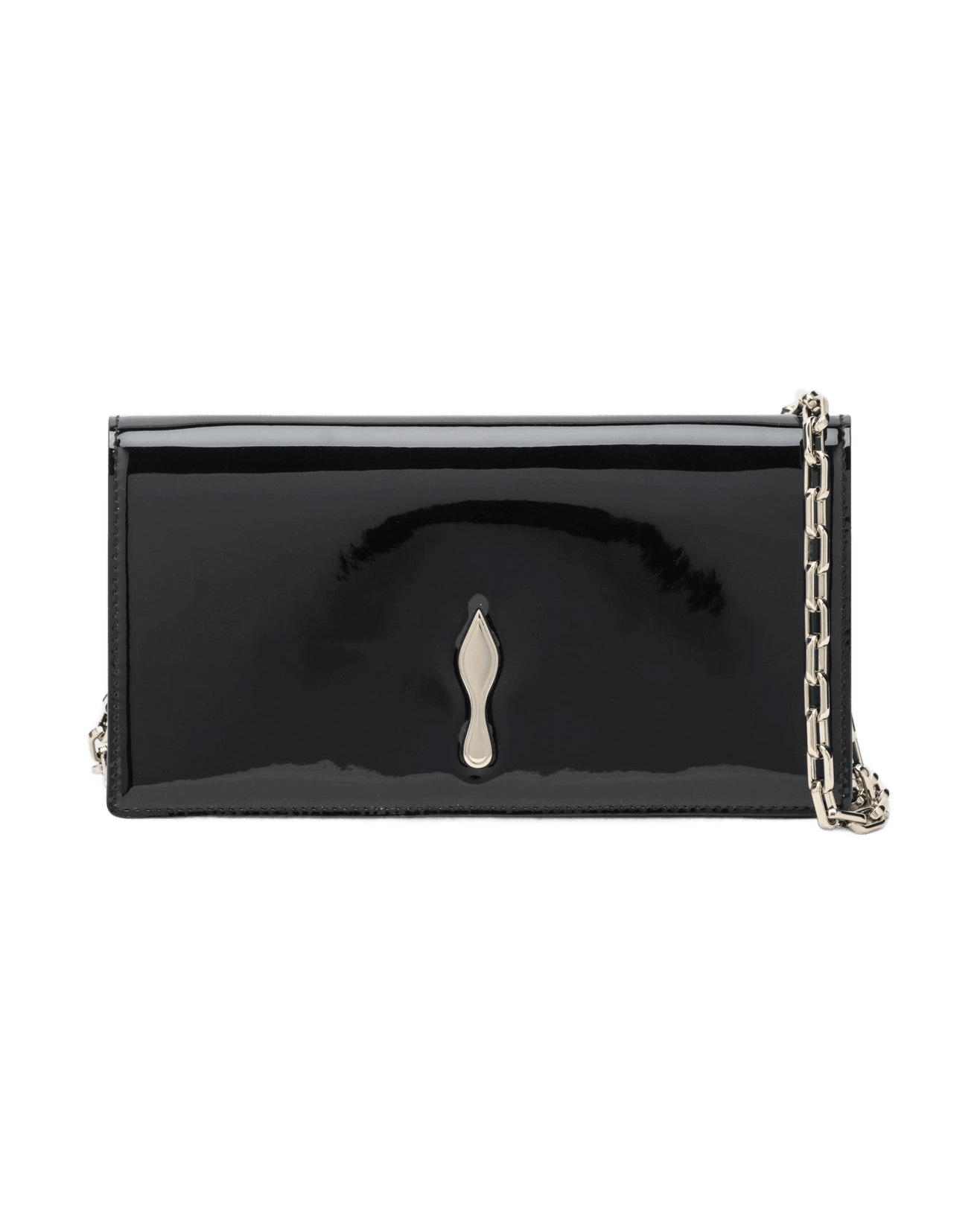 Christian Louboutin Black Bettina Patent Clutch Glam Steals