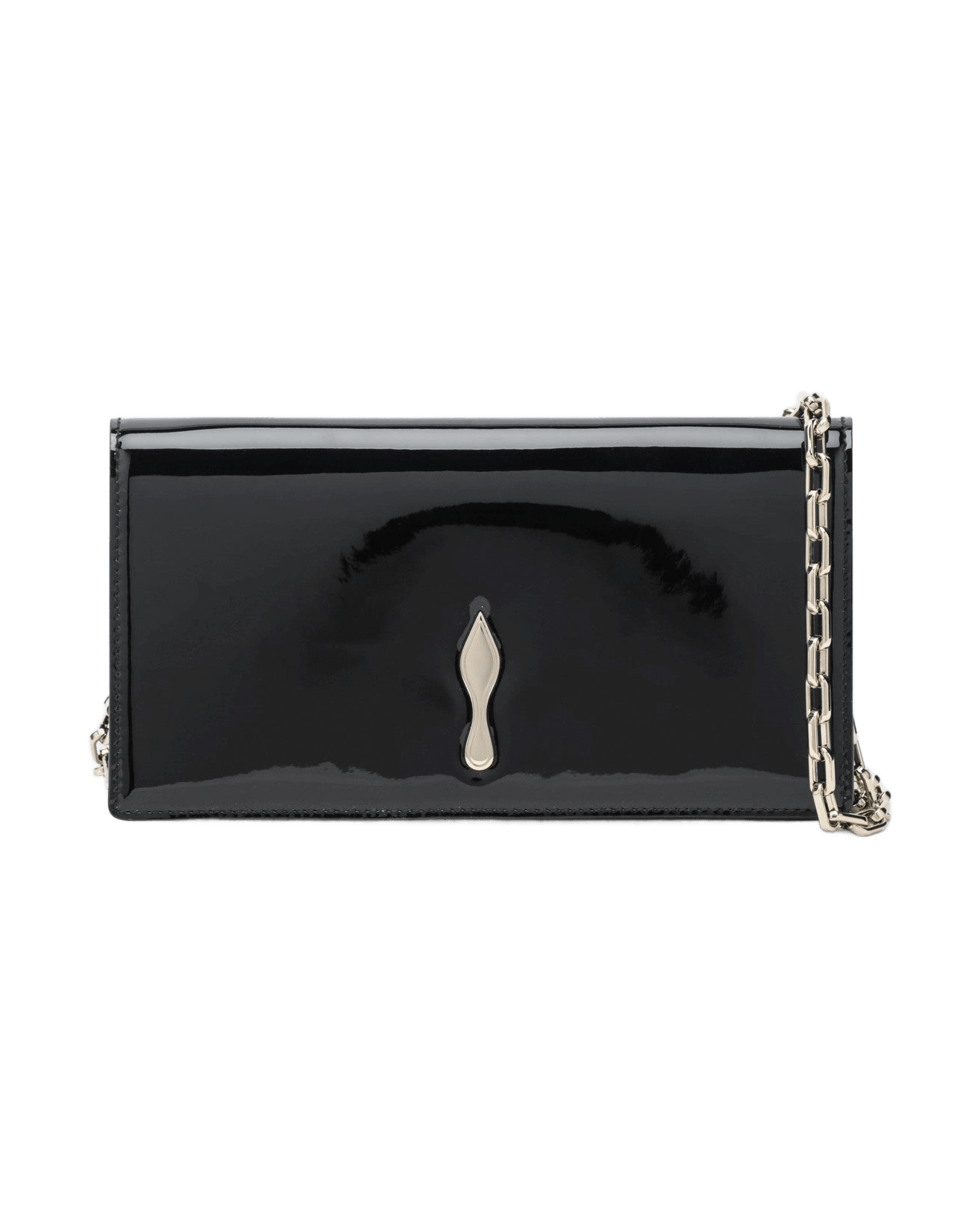 Christian Louboutin Black Bettina Patent Clutch Glam Steals
