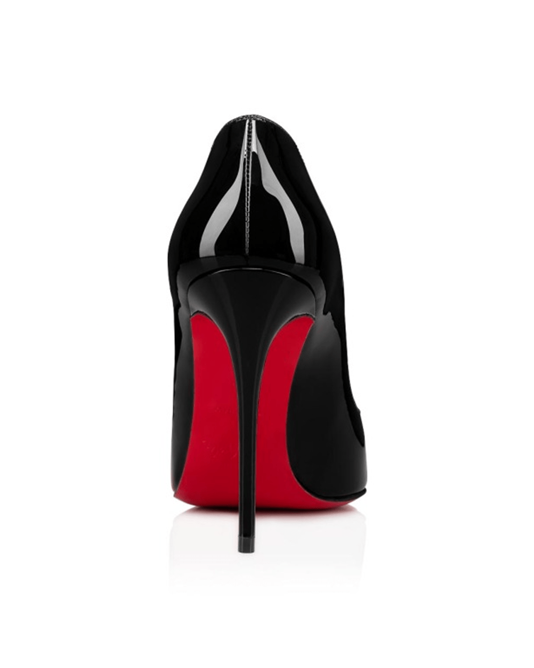 Christian Louboutin Black Leather Patent Hot Chick Pumps