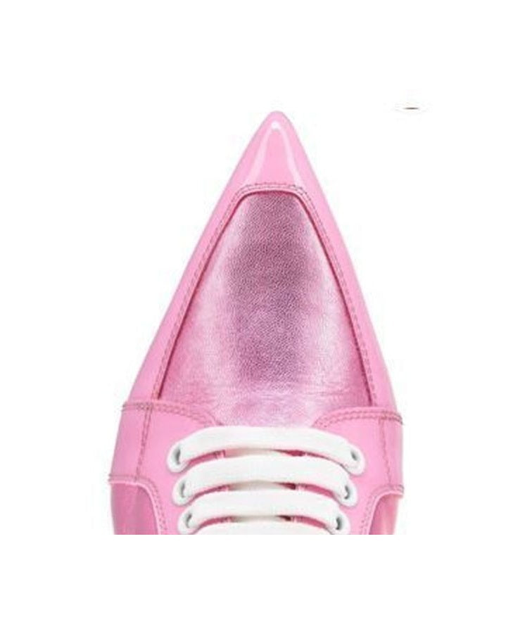 Christian Louboutin Lace Calfskin Up Heels