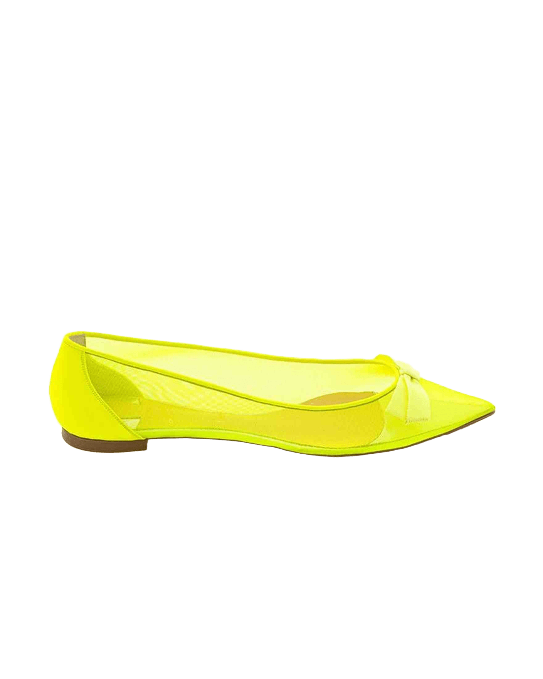 Christian Louboutin Yellow Mesh Sunshine Flat Elegance Glam Steals