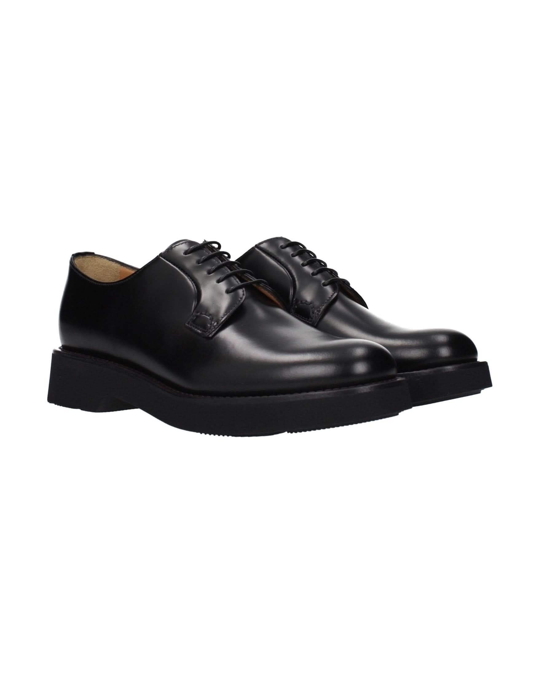 Church's Black Leather Oxfords Derbies Shoes