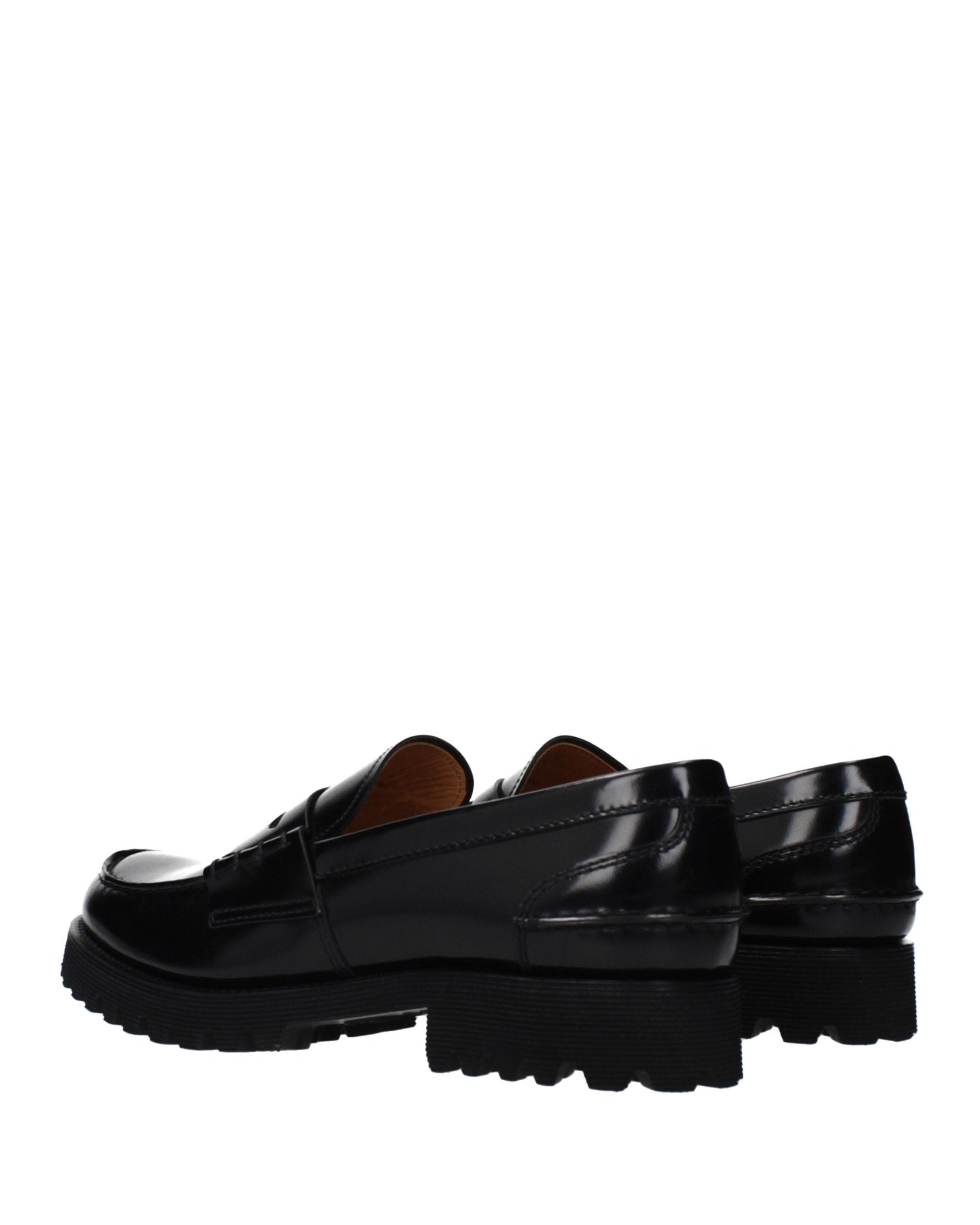 Church's Black Leather Slip On Loafers
