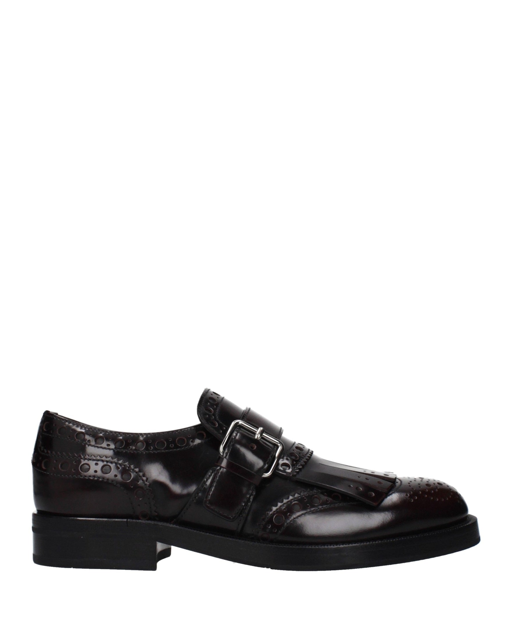 Church's Red Leather Slip On Loafers