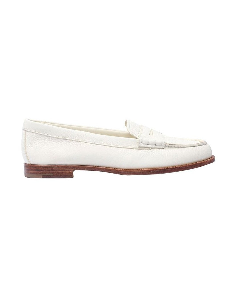 Church's White Calfskin Slip On Loafers Glam Steals