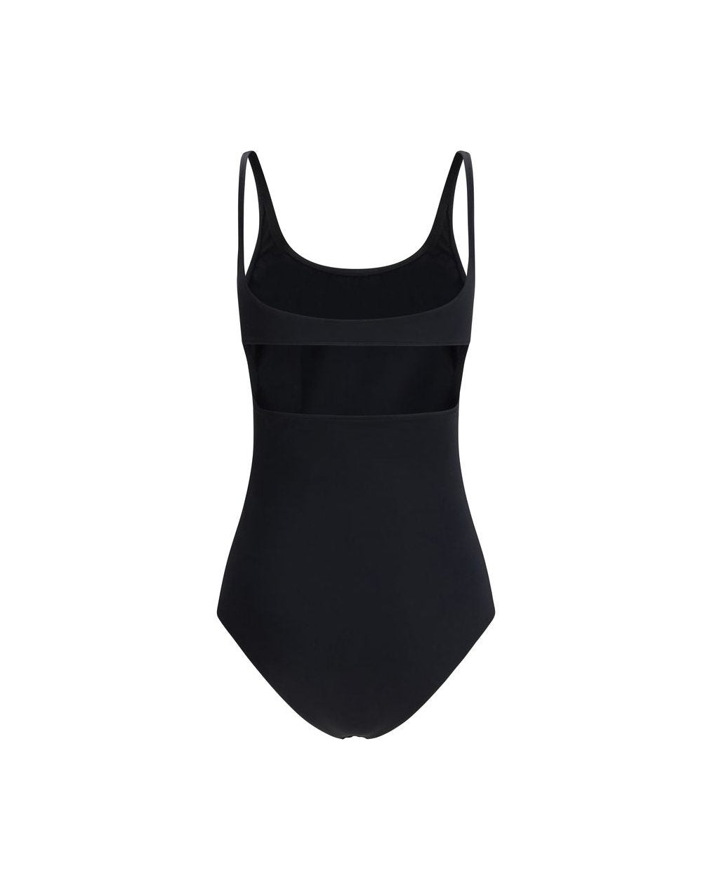 Courrèges Black Elastane One Piece Swimsuit Glam Steals