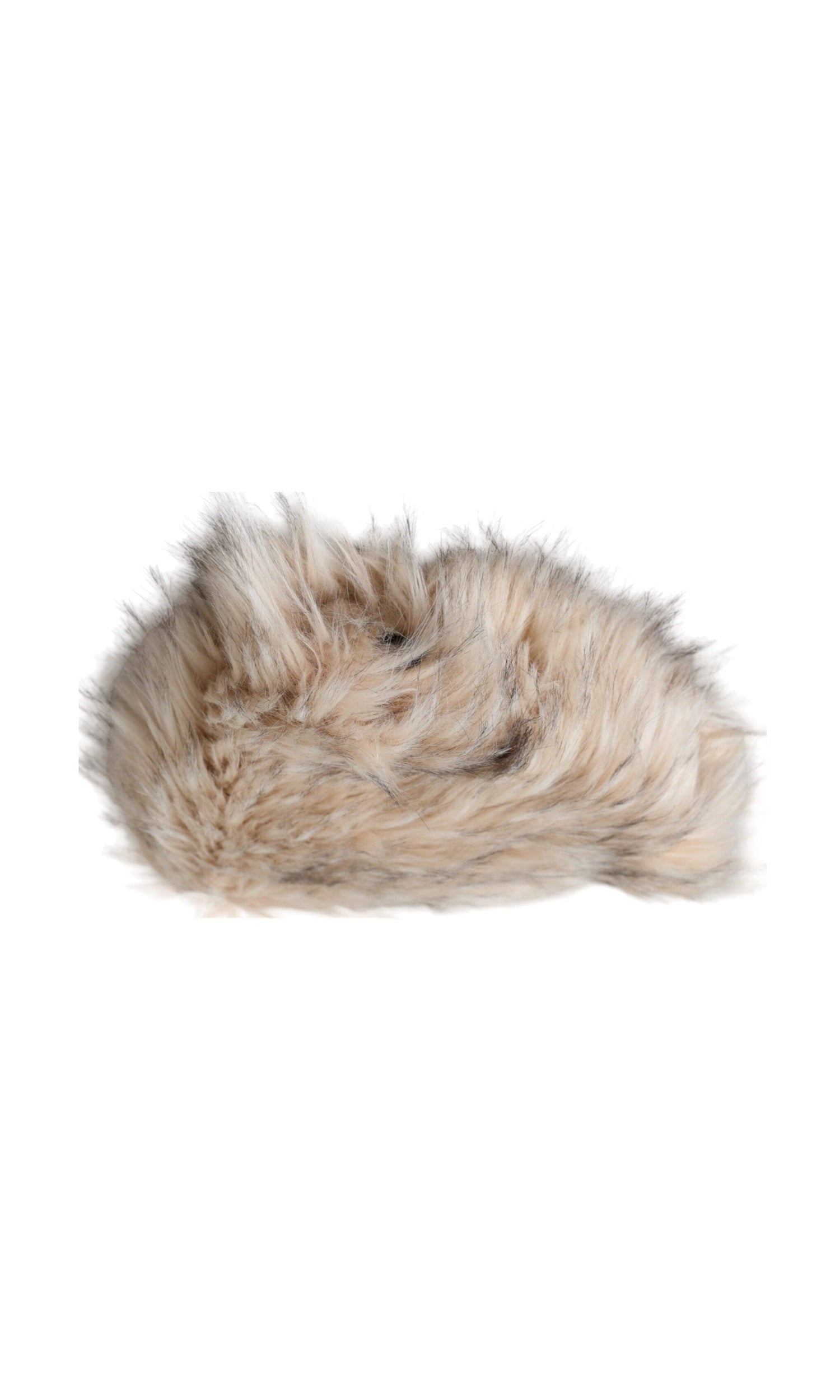 Dolce & Gabbana Acrylic Fur Women Bucket Beige Hat Glam Steals