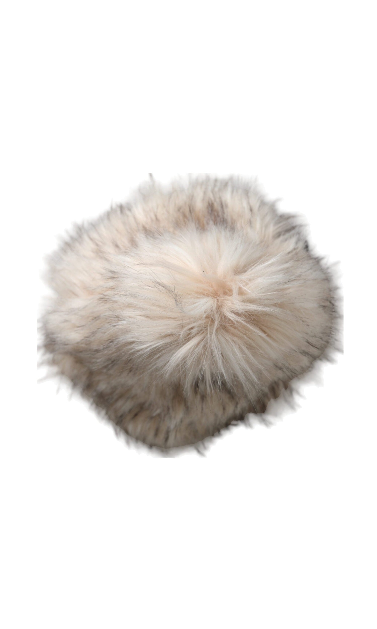 Dolce & Gabbana Acrylic Fur Women Bucket Beige Hat Glam Steals