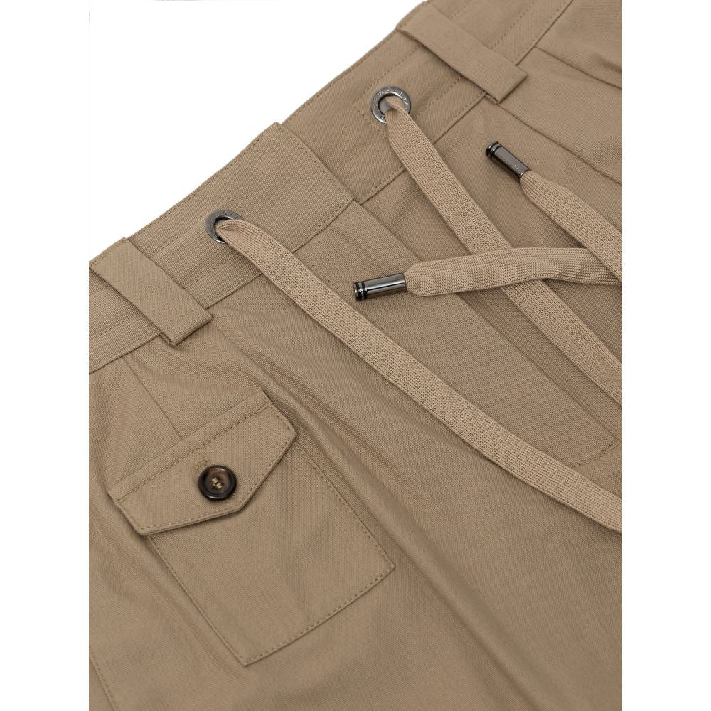 Dolce & Gabbana Beige Cotton Bermuda Glam Steals