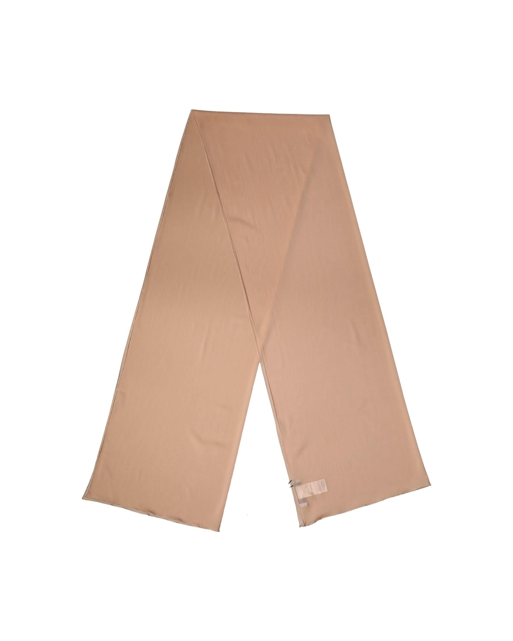 Dolce & Gabbana Beige Silk Neck Wrap Shawl Stole Scarf