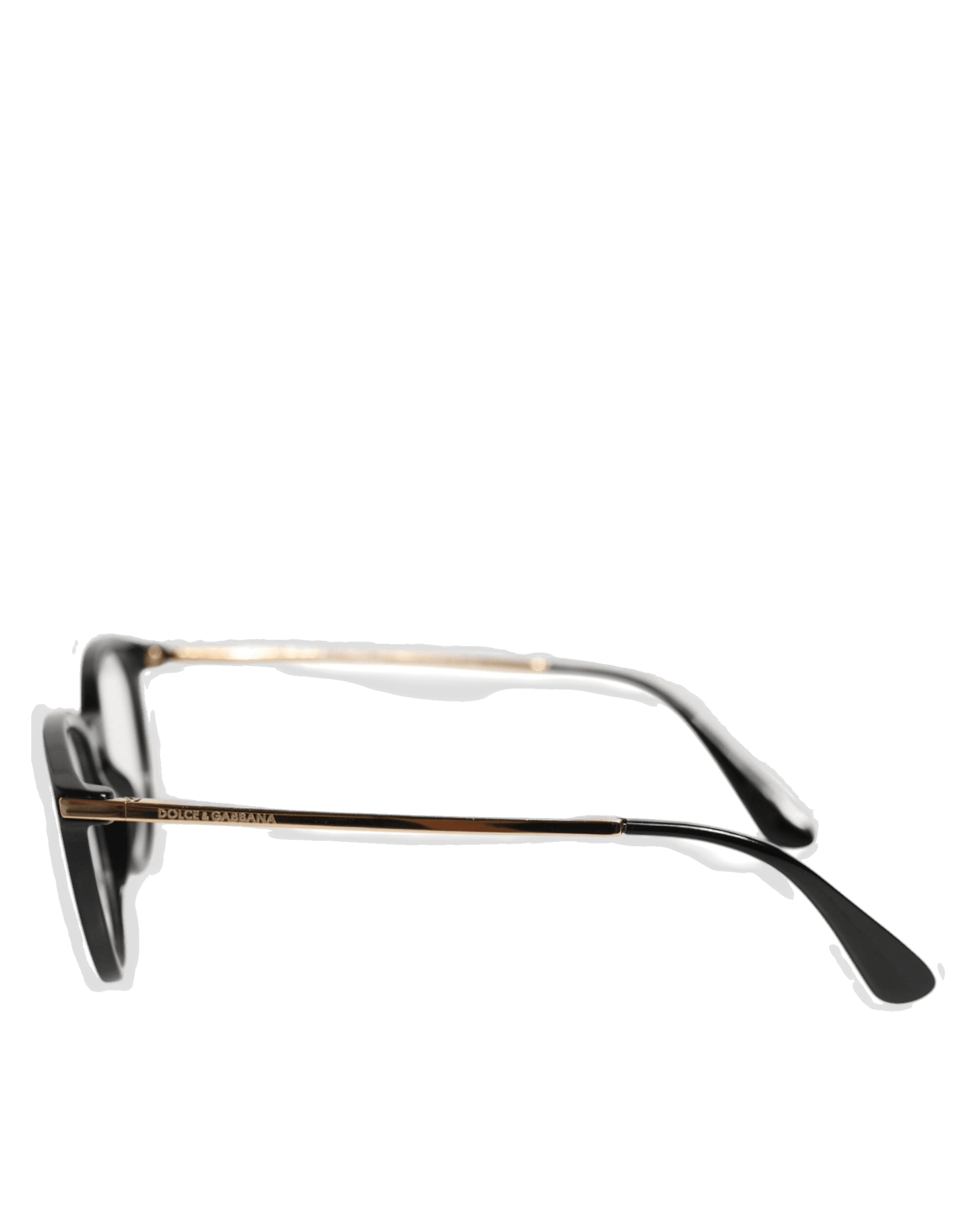 Dolce & Gabbana Black Acetate Cat Eye Frame Eyeglass Reading Glass Eyeglasses