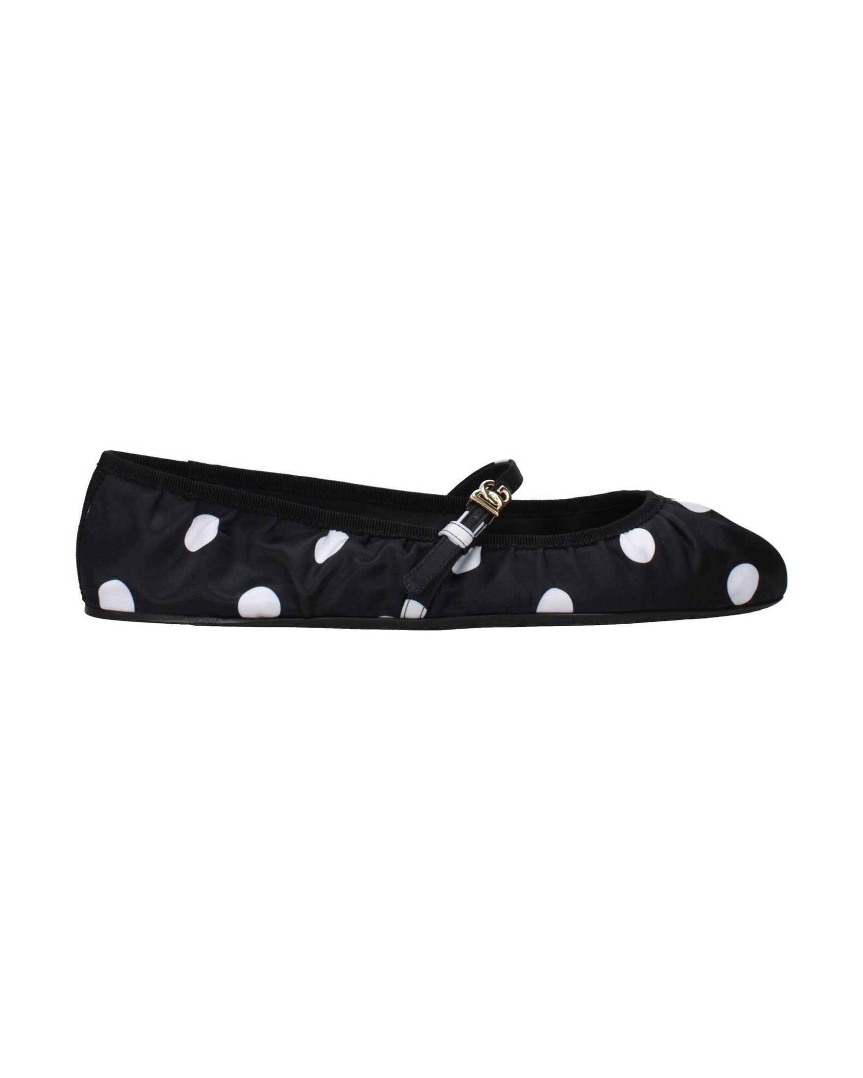 Dolce & Gabbana Black Ballet Flats Flats