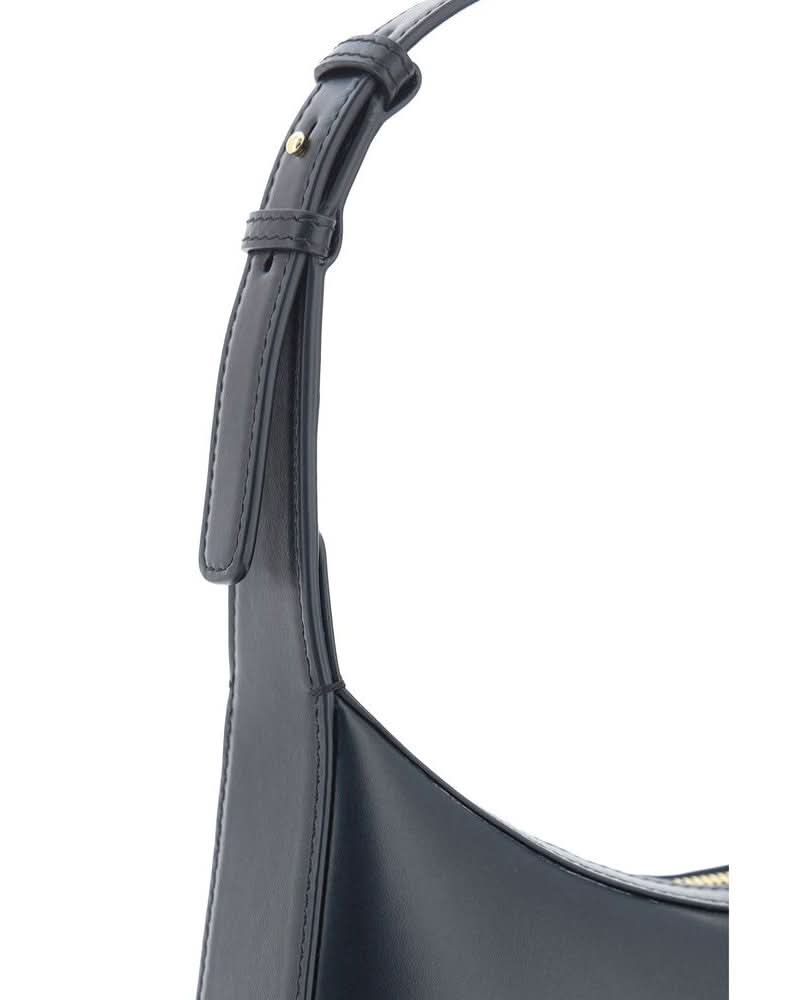 Dolce & Gabbana Black Calf Leather Bos Taurus Shoulder Bag