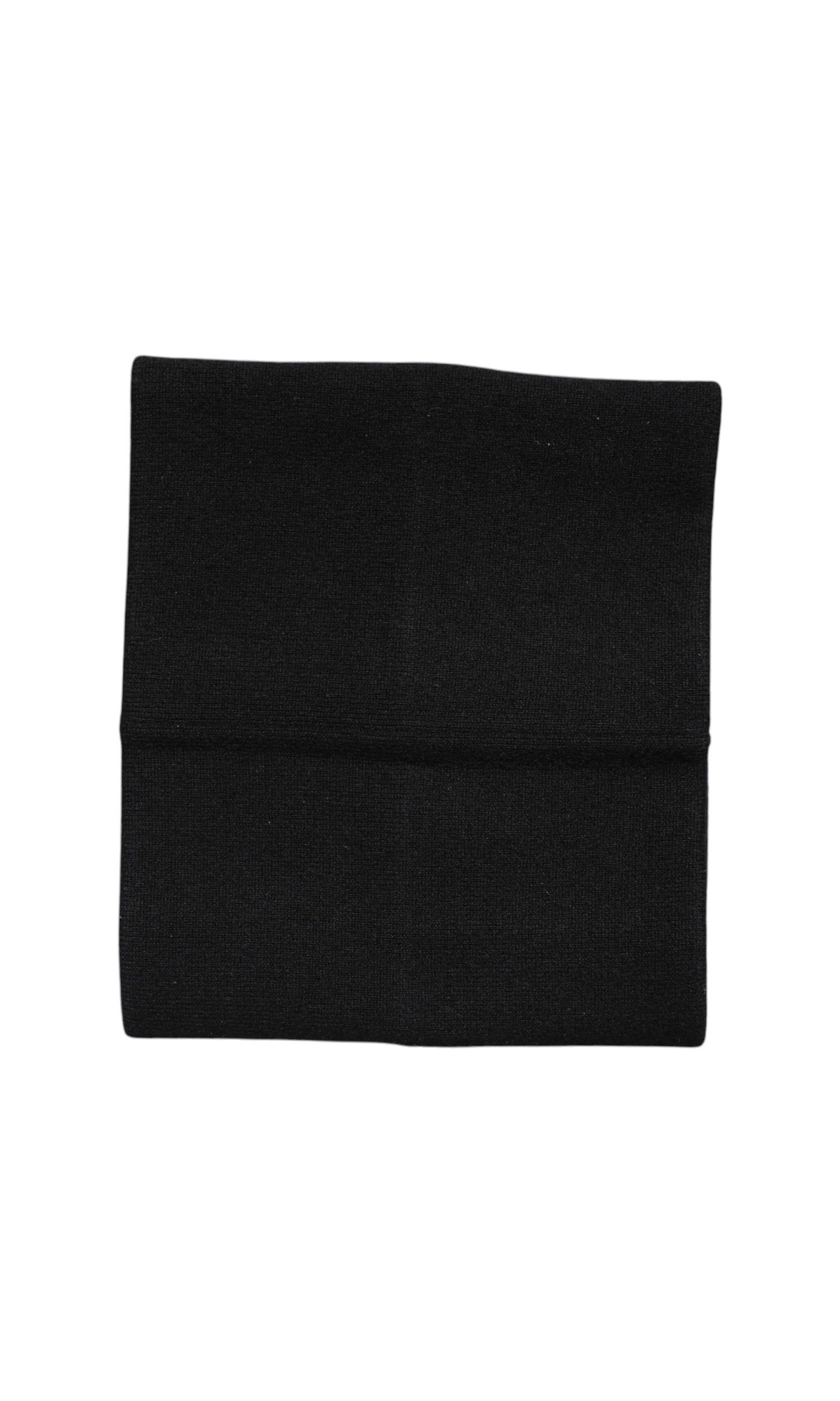 Dolce & Gabbana Black Cashmere Knitted Neck Warmer Foulard Scarf Glam Steals