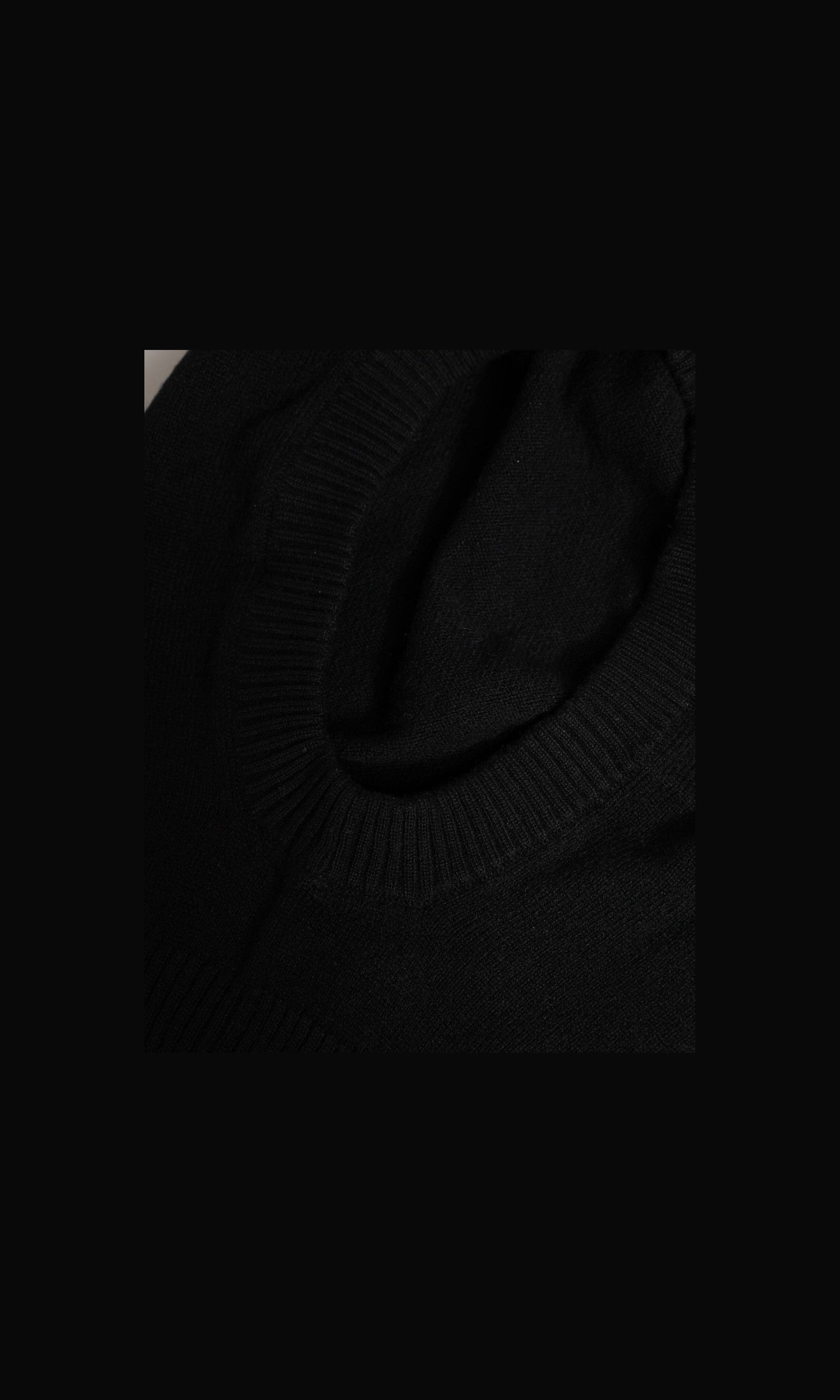 Dolce & Gabbana Black Cashmere Knitted Ski Mask Balaclava Hat Glam Steals