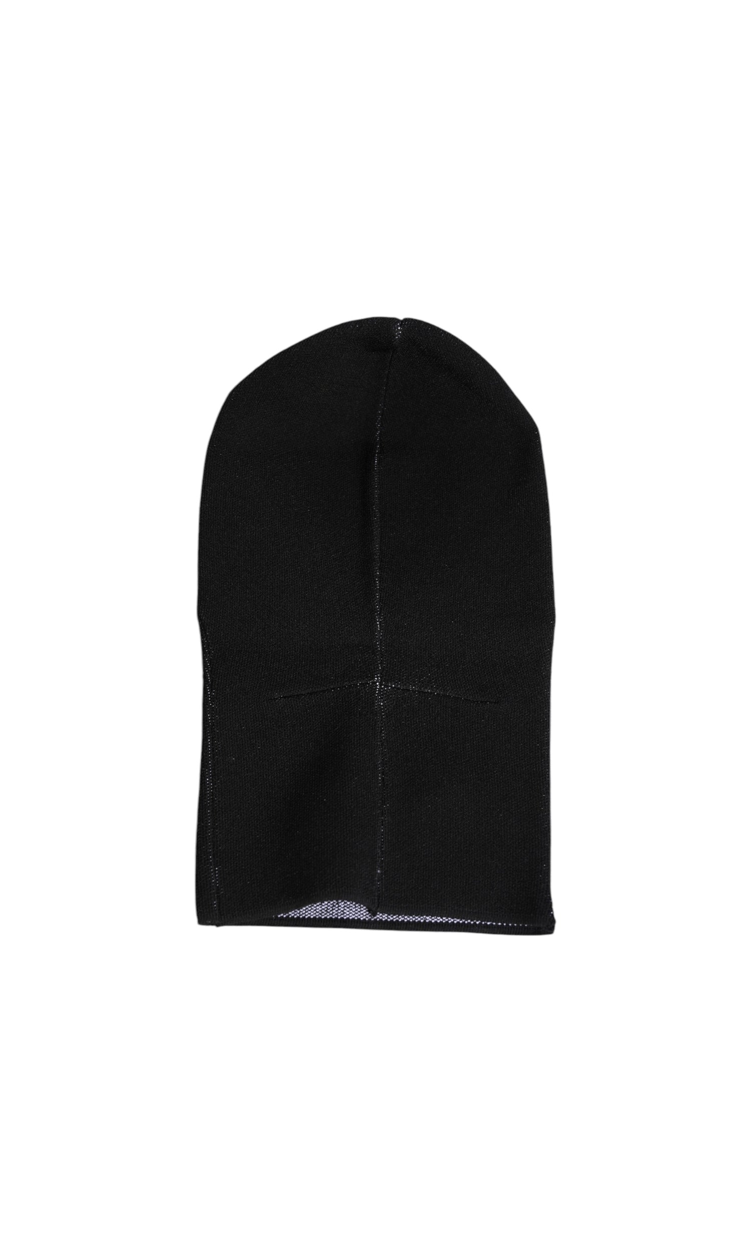 Dolce & Gabbana Black Cashmere Knitted Ski Mask Balaclava Hat Glam Steals