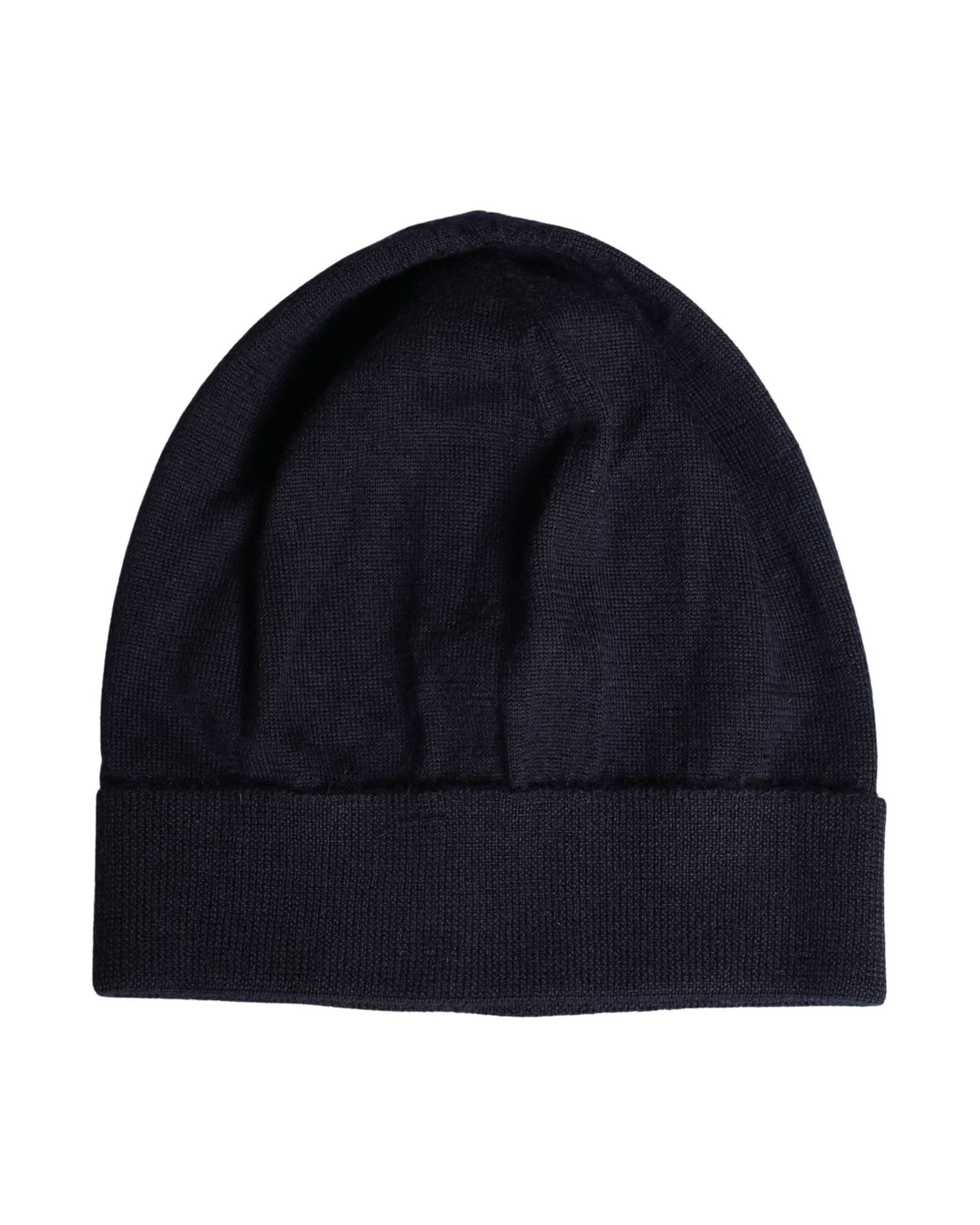Dolce & Gabbana Black Cashmere Knitted Winter Beanie Hat Glam Steals